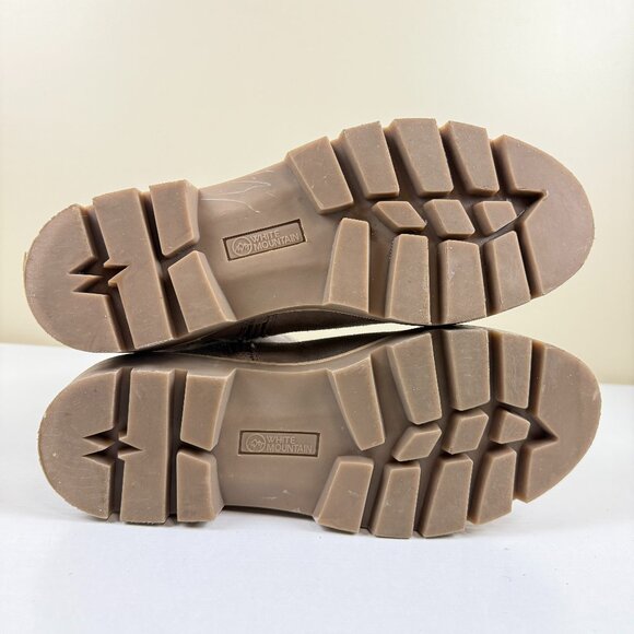 Like New White Moutain Suede Glean Lug Sole Mid Calf Boots - Picture 9 of 11